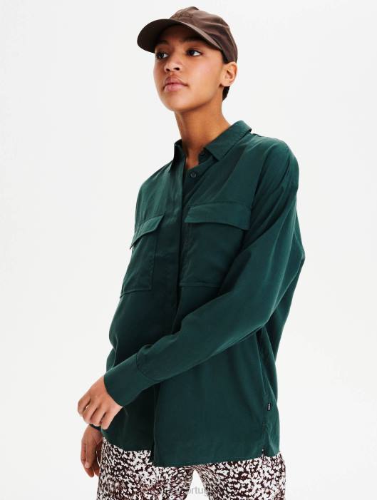 Aigle mulheres camisa grande verde roupas D4DF625