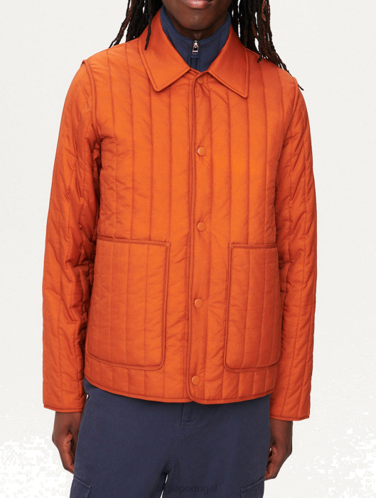 Aigle mulheres casaco acolchoado marrom dourado roupas D4DF175