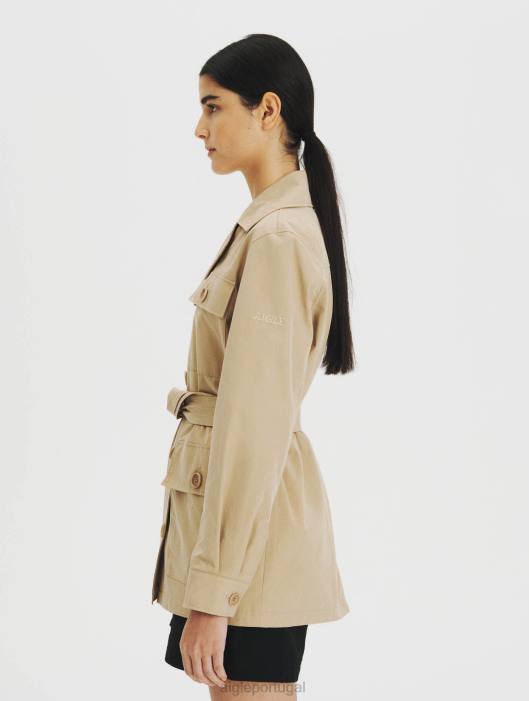 Aigle mulheres casaco impermeável vime roupas D4DF673