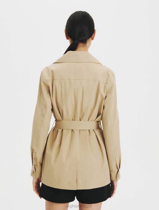 Aigle mulheres casaco impermeável vime roupas D4DF673