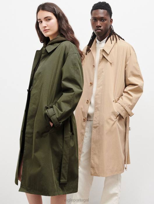 Aigle mulheres casaco longo atemporal advogado roupas D4DF172