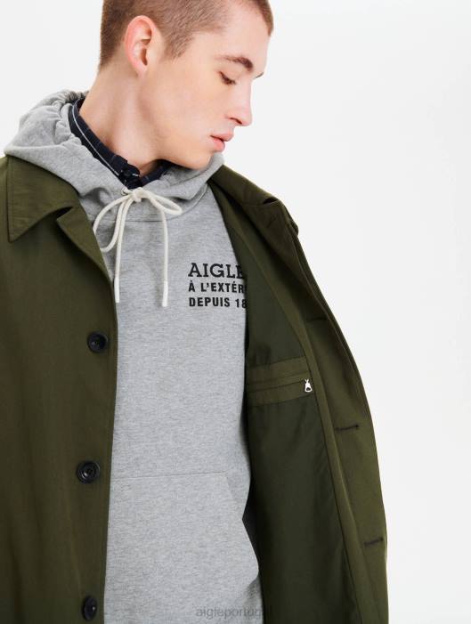 Aigle mulheres casaco longo atemporal advogado roupas D4DF172