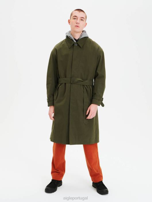 Aigle mulheres casaco longo atemporal advogado roupas D4DF172