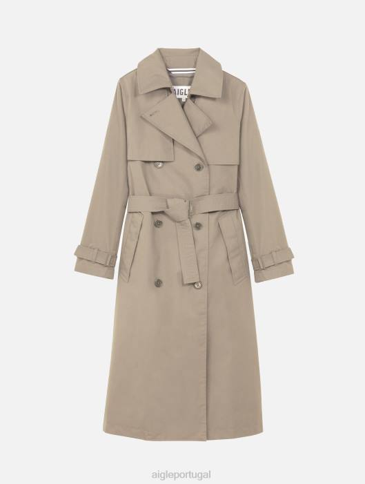 Aigle mulheres casaco longo mtd vime roupas D4DF434