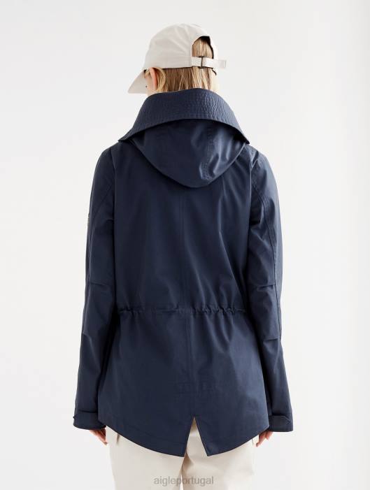 Aigle mulheres icônico rabo de peixe com capuz curto mtd Império roupas D4DF494