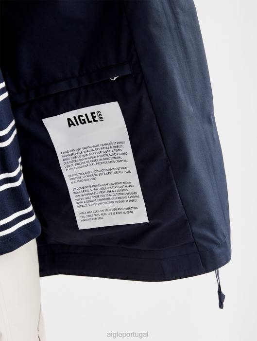 Aigle mulheres icônico rabo de peixe com capuz curto mtd Império roupas D4DF494