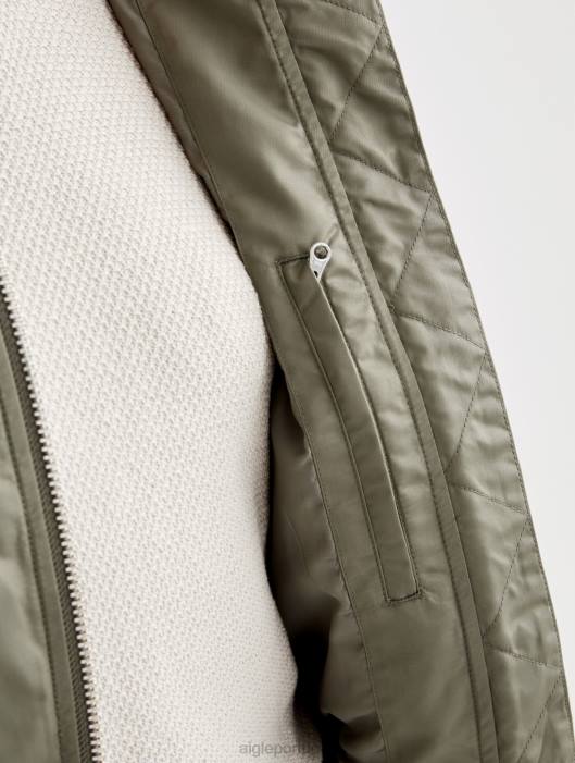 Aigle mulheres jaqueta bomber curta repelente à água taillis roupas D4DF444