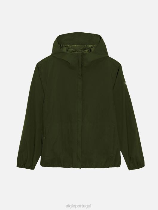 Aigle mulheres jaqueta impermeável mtd curta advogado roupas D4DF500
