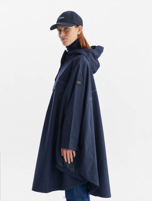 Aigle mulheres poncho impermeável para ciclistas marinho roupas D4DF666