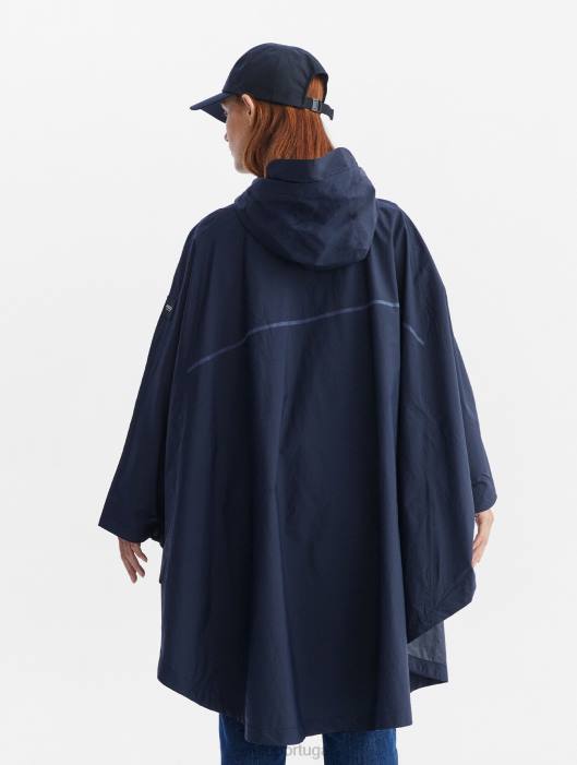 Aigle mulheres poncho impermeável para ciclistas marinho roupas D4DF666