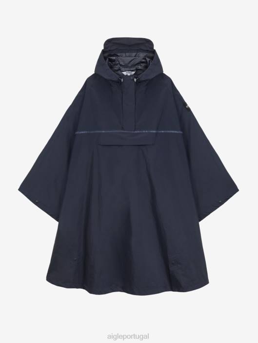 Aigle mulheres poncho impermeável para ciclistas marinho roupas D4DF666