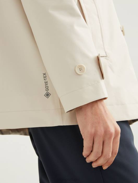 Aigle mulheres trench coat curto gore-tex inspi zibelina eu roupas D4DF472