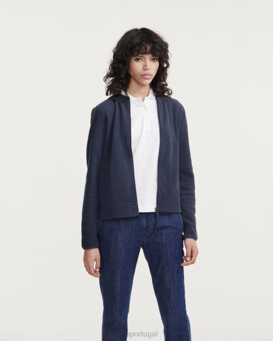 Aigle mulheres gola redonda com zíper Império roupas D4DF710