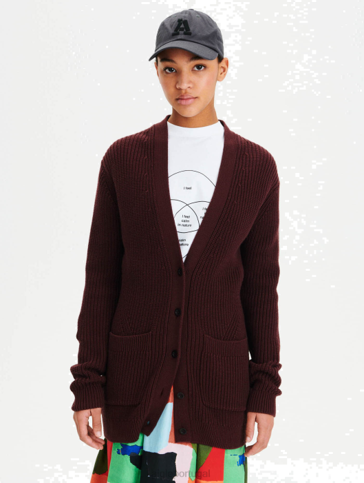 Aigle mulheres cardigã de algodão orgânico doce de açúcar roupas D4DF619