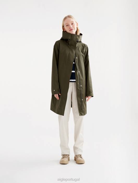 Aigle mulheres parka longa mtd discutir roupas D4DF441