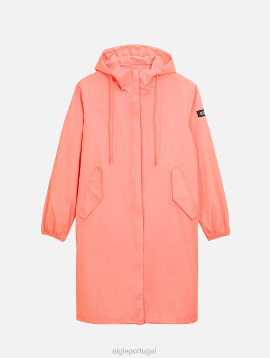 Aigle mulheres parka mtd com capuz longo tamaris roupas D4DF491