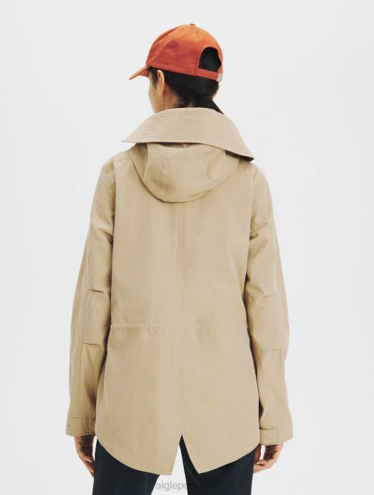Aigle mulheres parka rabo de peixe curta vime roupas D4DF676