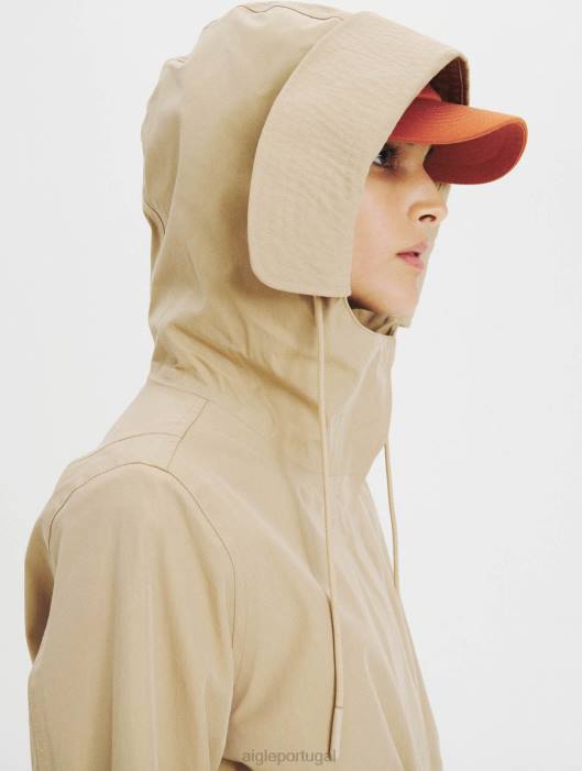 Aigle mulheres parka rabo de peixe curta vime roupas D4DF676