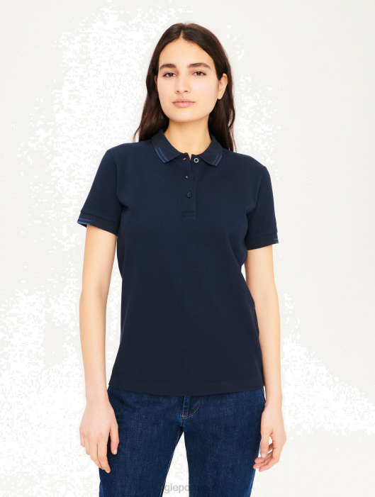 Aigle mulheres camisa pólo de algodão orgânico Império roupas D4DF617