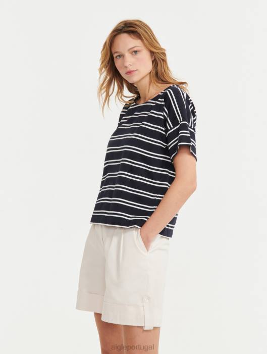 Aigle mulheres camiseta de marinheiro feita na França império st roupas D4DF530