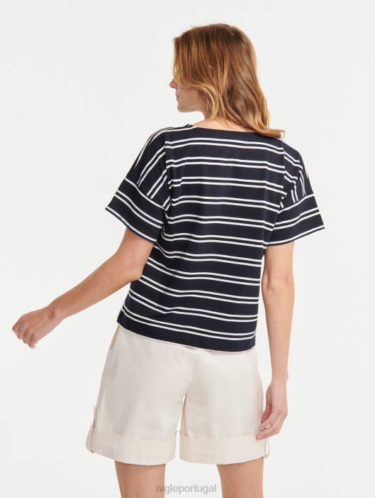 Aigle mulheres camiseta de marinheiro feita na França império st roupas D4DF530
