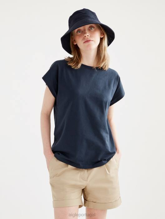 Aigle mulheres camiseta ombro a ombro Império roupas D4DF446