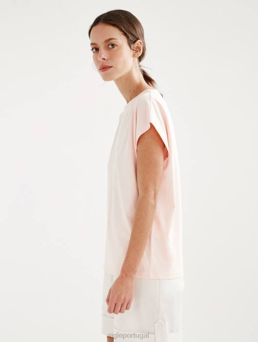 Aigle mulheres camiseta ombro a ombro cereja roupas D4DF708