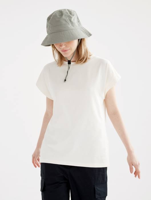 Aigle mulheres camiseta ombro a ombro leite roupas D4DF450