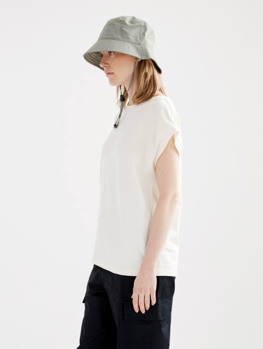 Aigle mulheres camiseta ombro a ombro leite roupas D4DF450