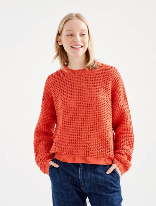 Aigle mulheres suéter decorativo de malha de manga comprida Harissa roupas D4DF529