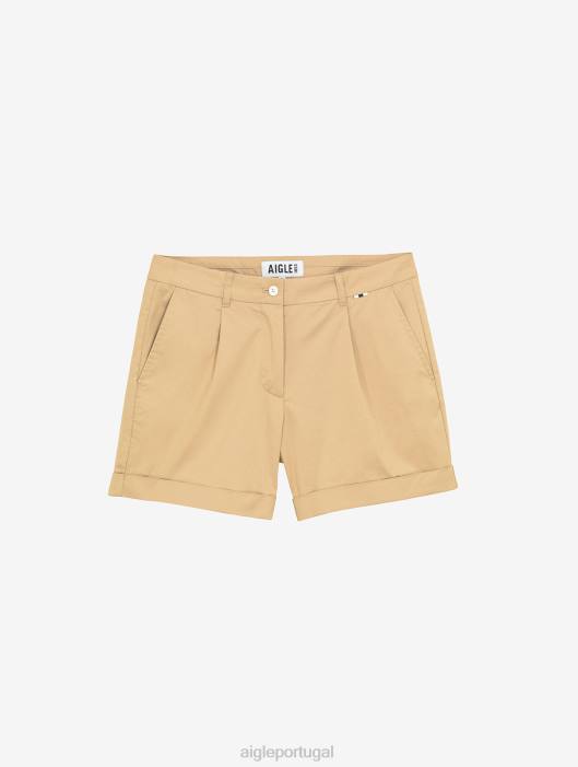 Aigle mulheres shorts chino vime roupas D4DF435