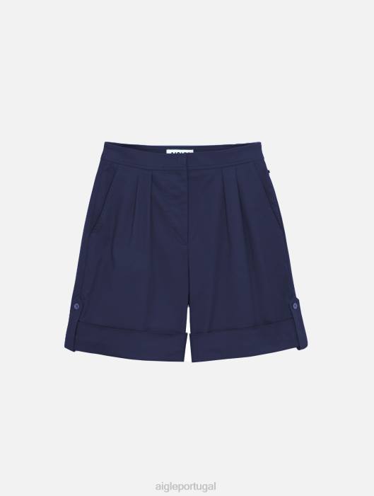 Aigle mulheres shorts com punhos largos Império roupas D4DF480