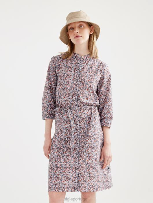 Aigle mulheres o clássico vestido camisa liberty londres avelã pr roupas D4DF556