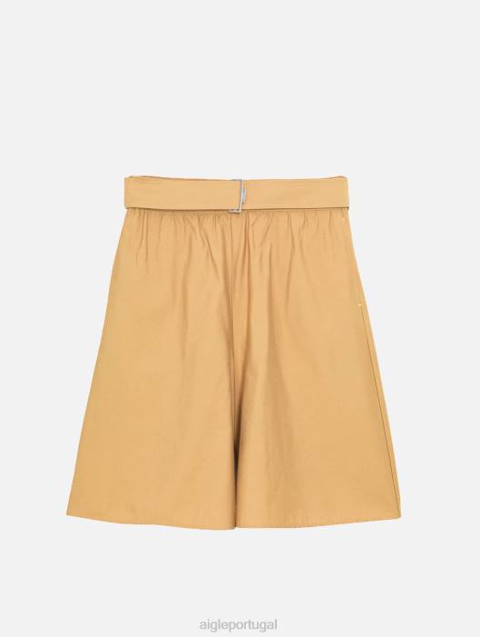 Aigle mulheres saia culote folgada vime roupas D4DF531