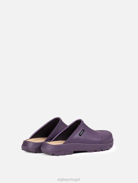 Aigle mulheres tamanco autêntico vinho sapato D4DF644