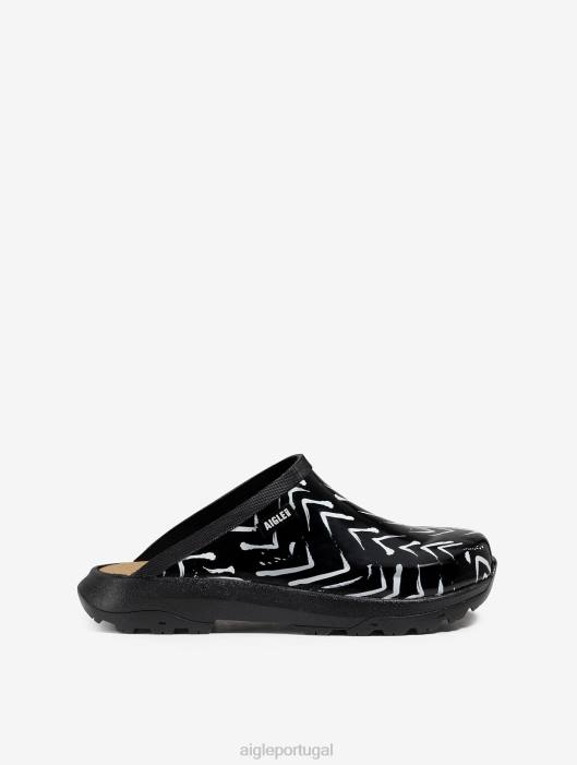 Aigle mulheres versão impressa do tamanco autêntico divisa sapato D4DF634