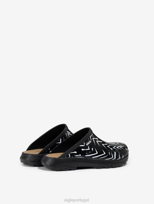 Aigle mulheres versão impressa do tamanco autêntico divisa sapato D4DF634